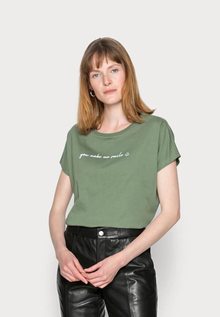 T-Shirt ANNA FIELD Anna Field Francesca Vert Femme | XDP-5885040